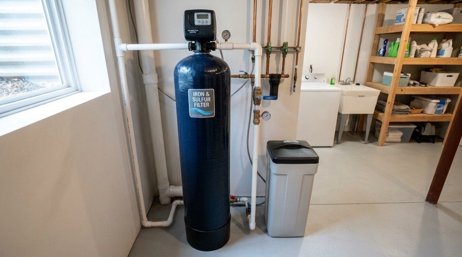Iron Sulfur Removal — Wind Bender furnace installation
