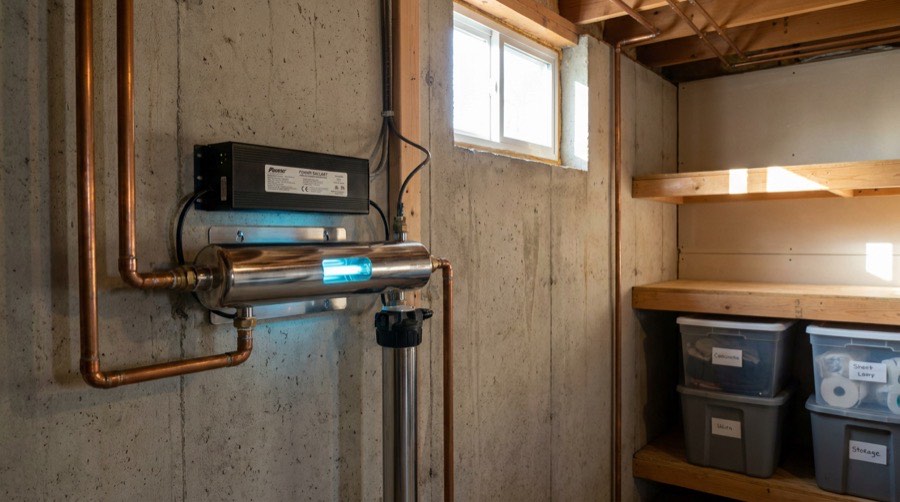 UV Purification — Wind Bender furnace installation