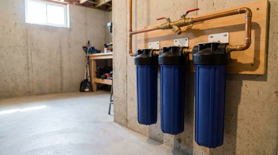 Whole-House Filtration — Wind Bender furnace installation
