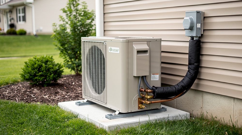 Heat pump installation