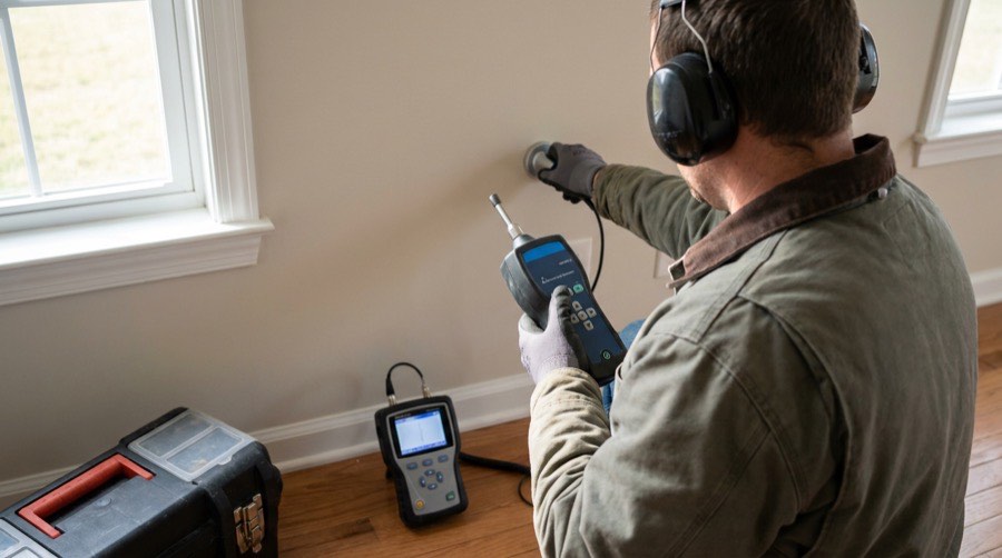 Acoustic Detection — Wind Bender furnace installation